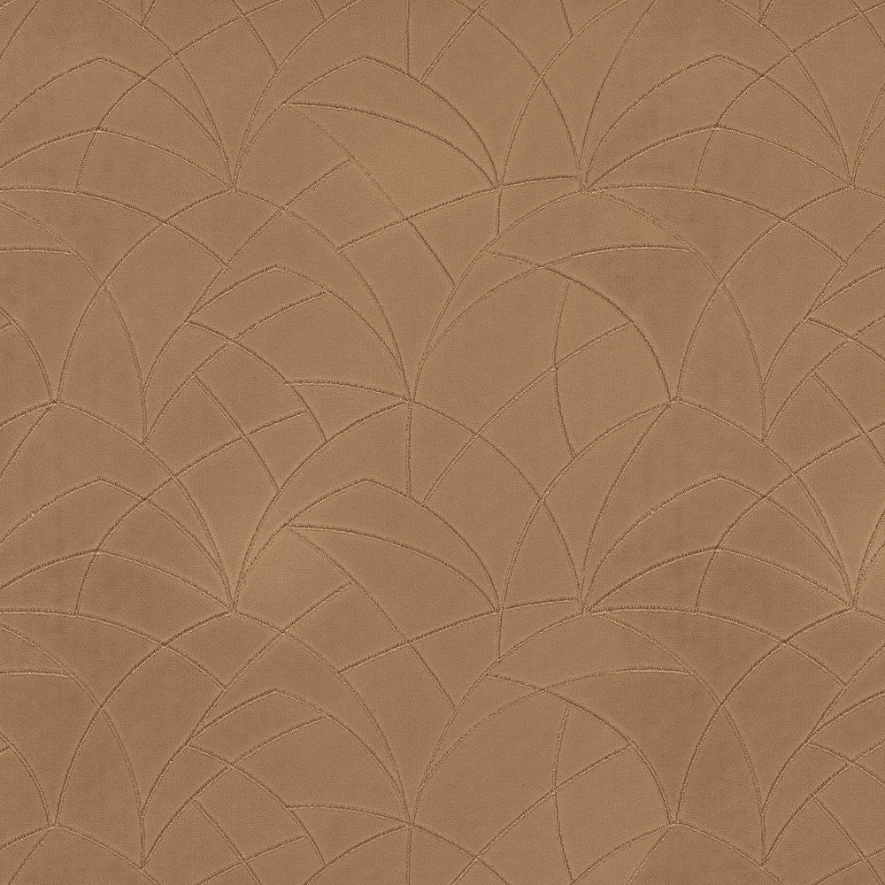 Curvature Embroidery Rouge 411273 by PKL Studio Designer Fabric - 95% polyester, 5% rayon Embroidery 100% rayon India 51000 Horizontal: 9 and Vertical: 6 55/54 - Swanky Fabrics -