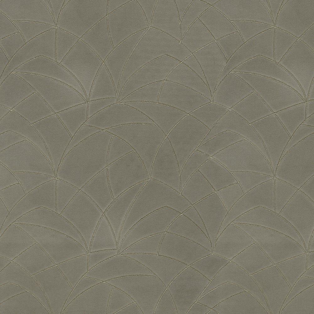 Curvature Embroidery Charcoal 411280 by PKL Studio Designer Fabric - 95% polyester, 5% rayon Embroidery 100% rayon India 51000 Horizontal: 9 and Vertical: 6 55/54 - Swanky Fabrics -