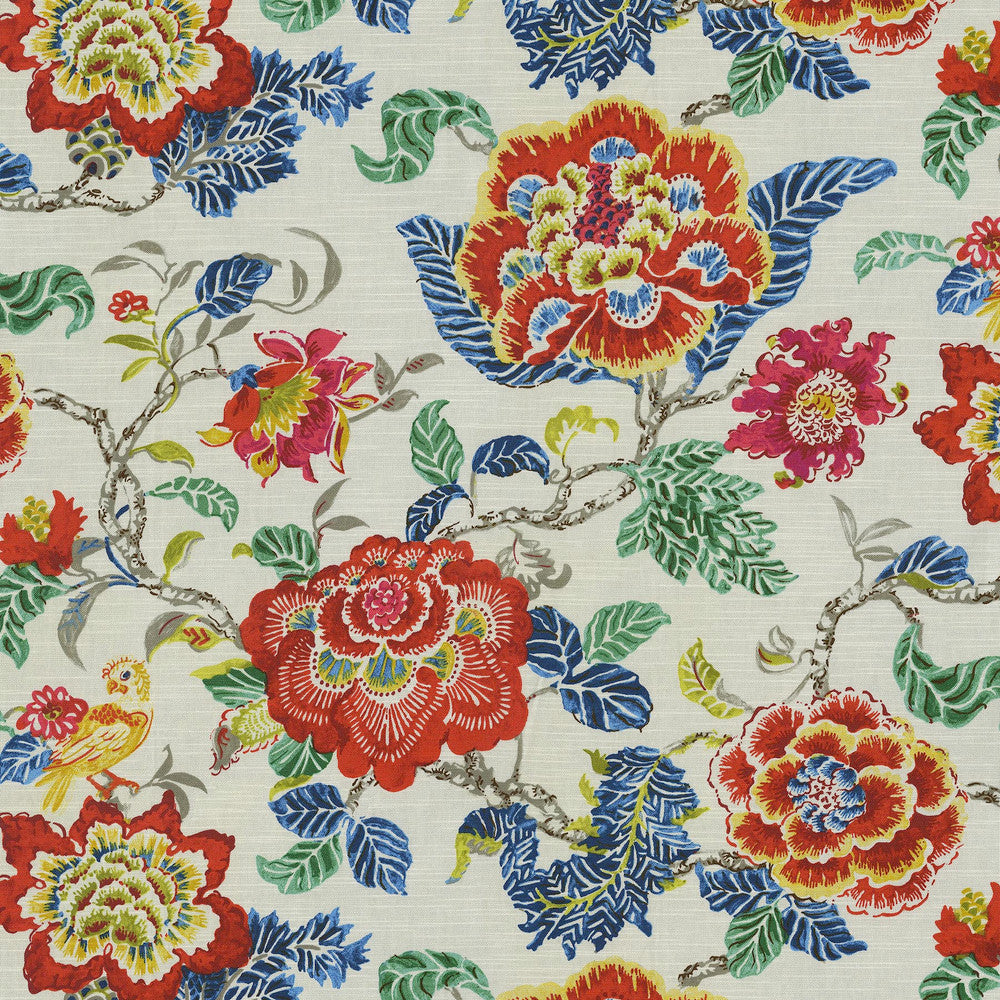 Summer Palace Byzantine 411432 by PKL Studio Designer Fabric 100% Cotton China 24000 Horizontal: 27 and Vertical: 25.25 54/55 - Swanky Fabrics -