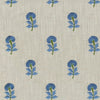 PKL Studio Fabric Thistle Embroidery Bluebell 411491