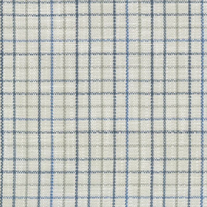 Keep In Check Porcelain 411583 by PKL Studio Designer Fabric 100% Polyester China 51000 Horizontal: 2.5 and Vertical: 2.5 55 - Swanky Fabrics -