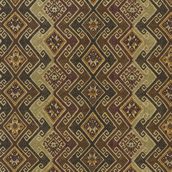 Kaumari Path Fresh Roast 411631 by PKL Studio Designer Fabric - 100% cotton Peru 24000 Horizontal: 13.5 and Vertical: 6.3 54/55 - Swanky Fabrics -
