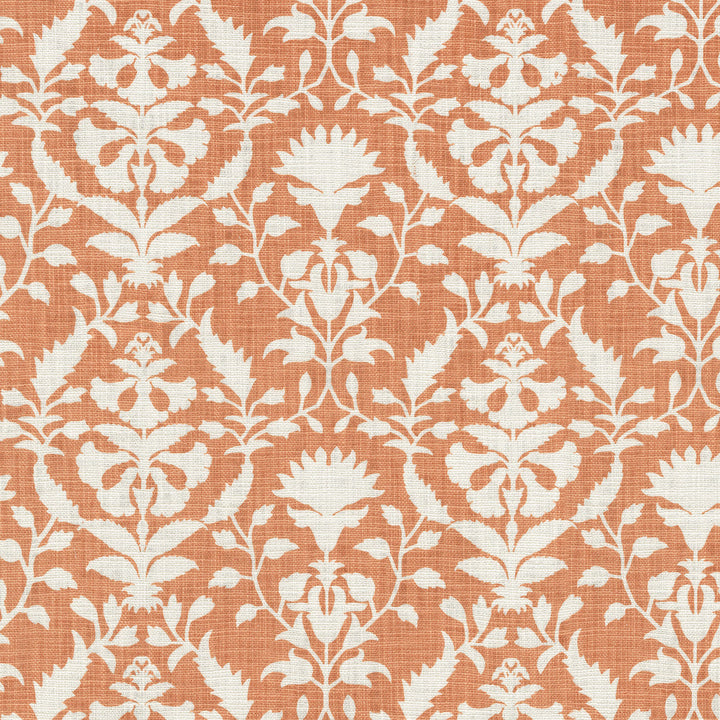 Peacefullness Coral 411743 by PKL Studio Designer Fabric 100% Cotton India 51000 Horizontal: 6.75 and Vertical: 6 56 - Swanky Fabrics -