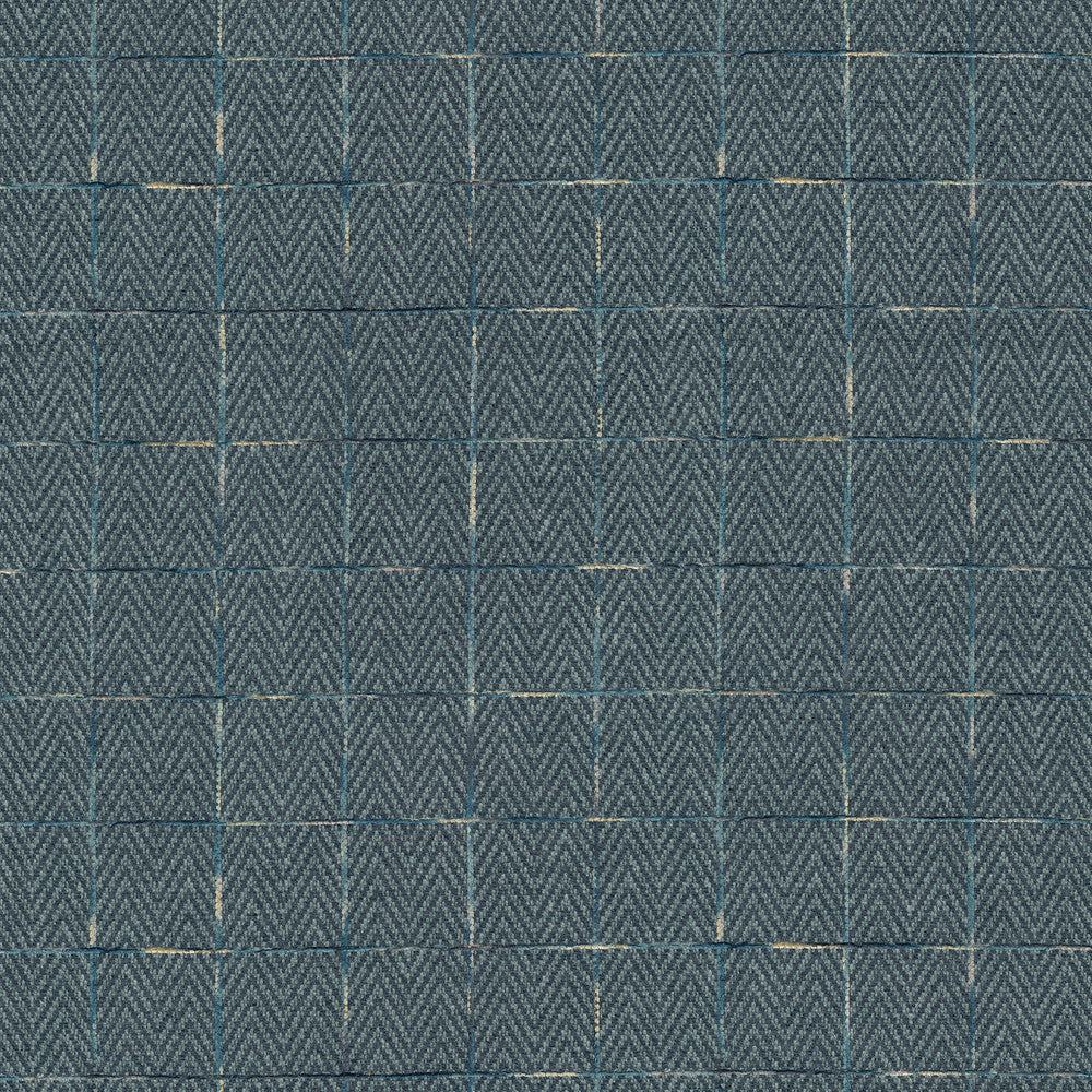 Malay Tweed Indigo 411770 by PKL Studio Designer Fabric 82% Polyester, 18% Cotton, Backed India 51000 Horizontal: 13.6 and Vertical: 16.1 54 - Swanky Fabrics -