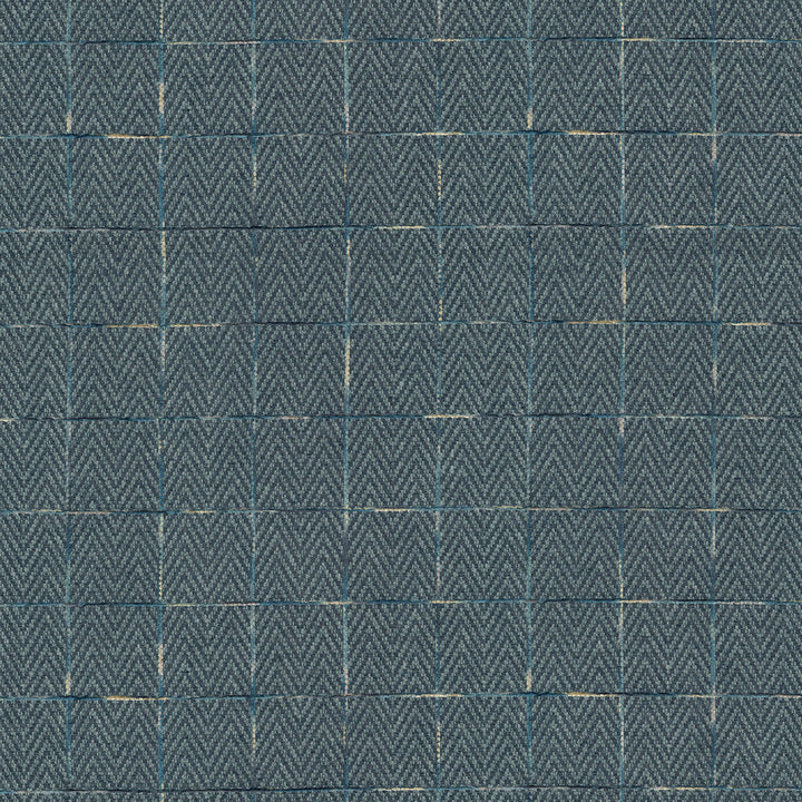 Malay Tweed Indigo 411770 by PKL Studio Designer Fabric 82% Polyester, 18% Cotton, Backed India 51000 Horizontal: 13.6 and Vertical: 16.1 54 - Swanky Fabrics -