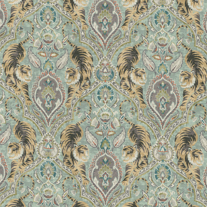 Twin Tigers Reed 411791 by PKL Studio Designer Fabric 100% Cotton Peru 24000 Horizontal: 13.5 and Vertical: 18 54/55 - Swanky Fabrics -