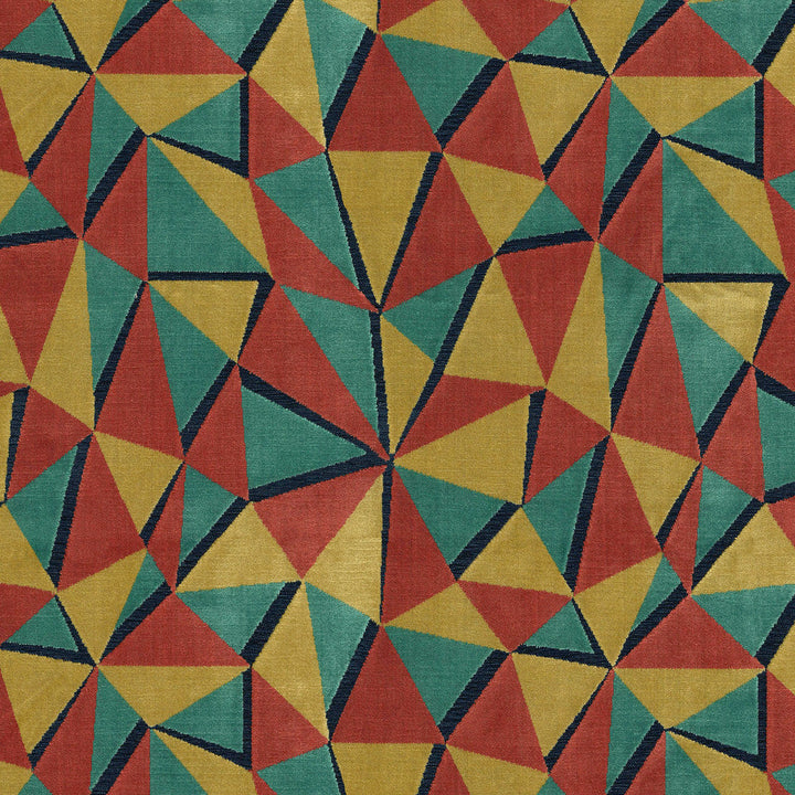 Prismatic Velvet Carnival 412110 by PKL Studio Designer Fabric 51% Polyester, 39% Rayon, 10% Cotton India 50000 Horizontal: 13.75 and Vertical: 15.75 54 - Swanky Fabrics -