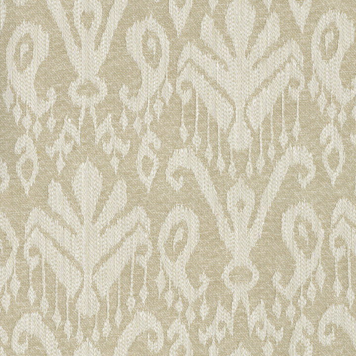 Ikat Wanderlust Sesame 412343 by PKL Studio Designer Fabric 53% polyester, 47% cotton India 51000 Horizontal: 13.75 and Vertical: 15.75 54 - Swanky Fabrics -