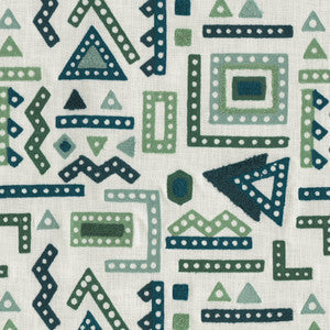 PKL Studio Fabric Geoscape Emb Caspian 412362