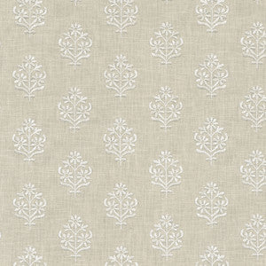 PKL Studio Fabric Floral Sprig Emb Linen 412383