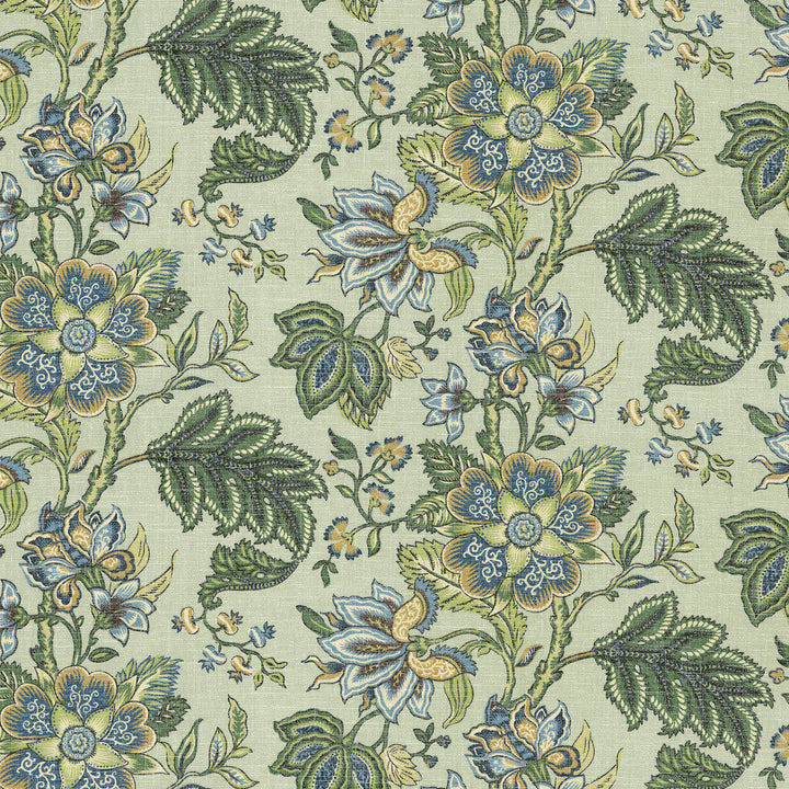 Flowering Seamist 412411 by PKL Studio Designer Fabric 100% cotton Pakistan 51000 Horizontal: 13.5 and Vertical: 12.6 54 - Swanky Fabrics -
