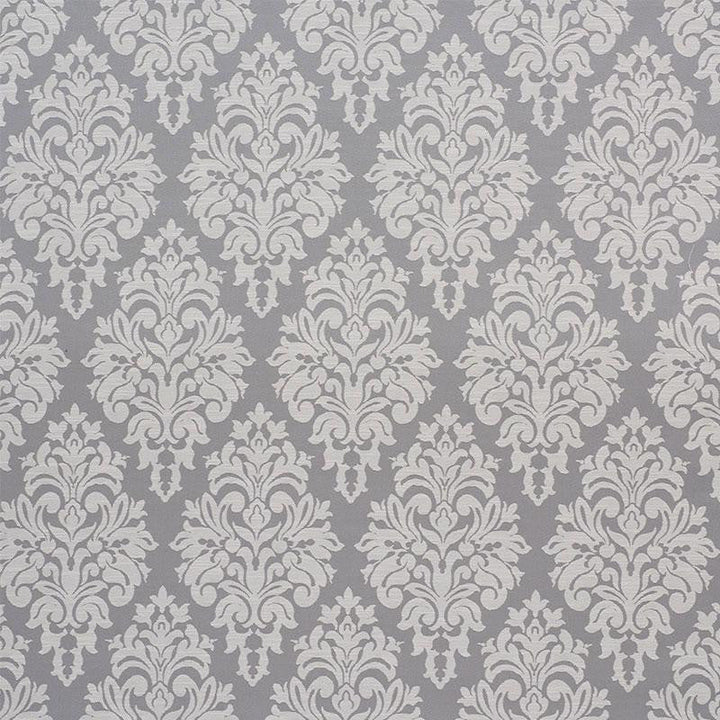 Dauphine Damask Indoor/Outdoor Slate 75410 by Schumacher Designer Fabric The Good Life Indoor/Outdoor 18.5" - Swanky Fabrics -