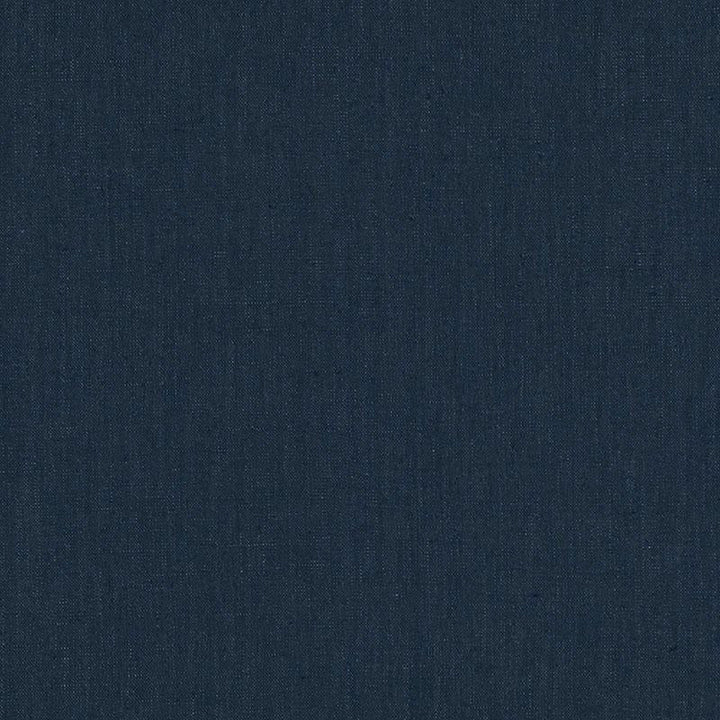 Lange Glazed Linen Navy 69346 by Schumacher Designer Fabric Perfect Basics: Linen - Swanky Fabrics -
