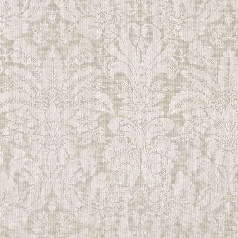 Colette Linen/Silk Damask Linen 69140 by Schumacher Designer Fabric Country Chic 25.5" - Swanky Fabrics -