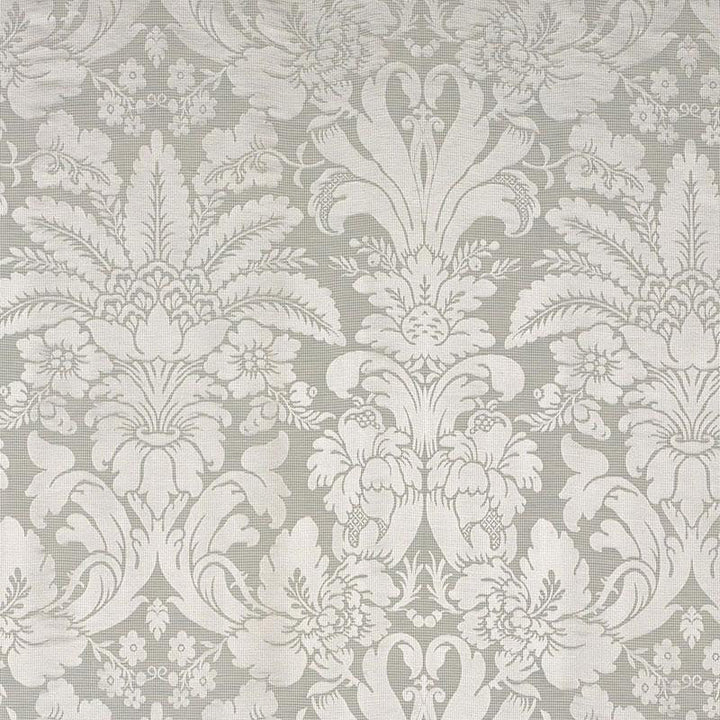Colette Linen/Silk Damask Dove 69141 by Schumacher Designer Fabric Country Chic 25.5" - Swanky Fabrics -