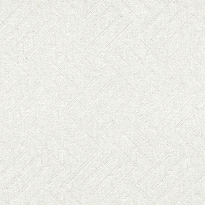 Grecco Key White 412546 by PKL Studio Designer Fabric - 78% polyester, 14% cotton, 8% linen India 40000 Horizontal: 4.5 and Vertical: 4.75 55 - Swanky Fabrics -
