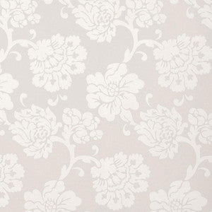 Schumacher Wallpaper Albero Floreale Damask Grey 5003624