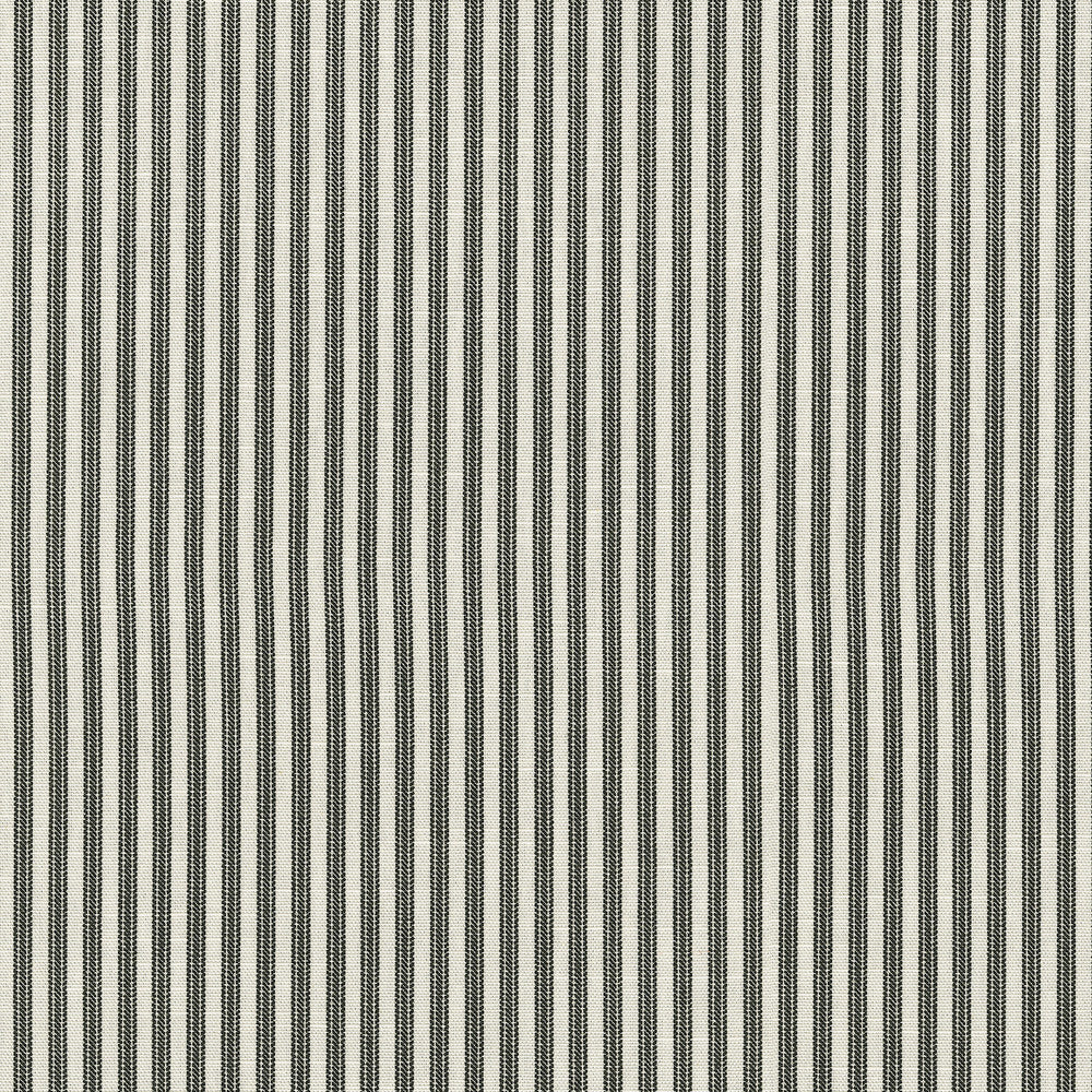 Everyday Ticking Noir 412593 by PKL Studio Designer Fabric 100% cotton Pakistan 51000 Horizontal: 2.4 and Vertical: 0.1 54 - Swanky Fabrics -
