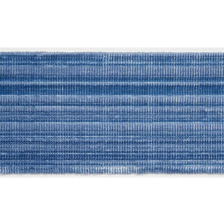 Gaspard Velvet Tape Wide Sapphire 74243 by Schumacher Designer Trim Statement Trims - Swanky Fabrics -