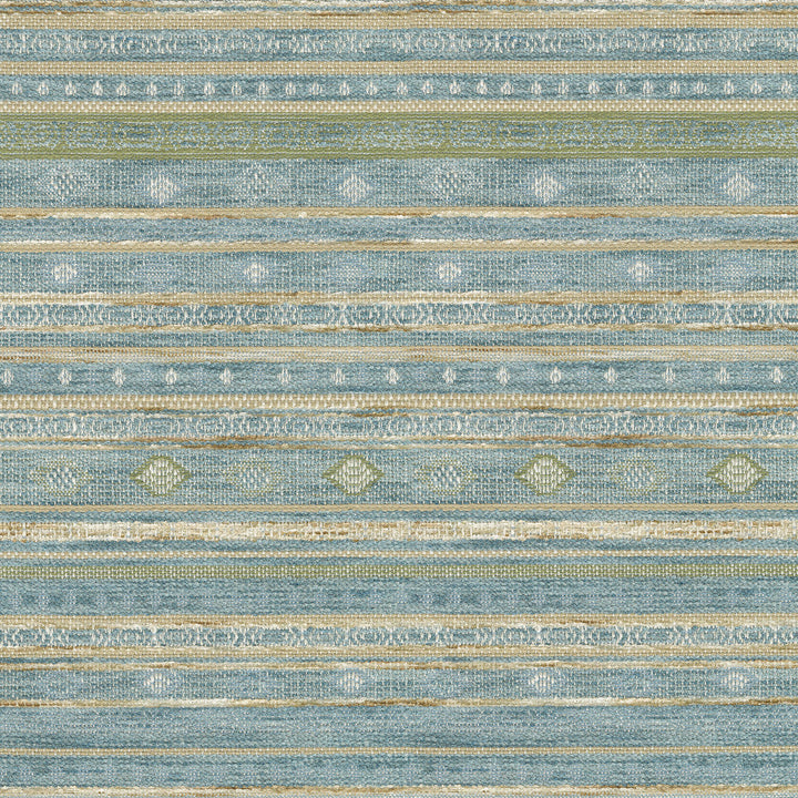 Trailhead Stripe Celestial 412831 by PKL Studio Designer Fabric 82% polyester, 18% cotton India 51000 Horizontal: 3.38 and Vertical: 15.5 54 - Swanky Fabrics -