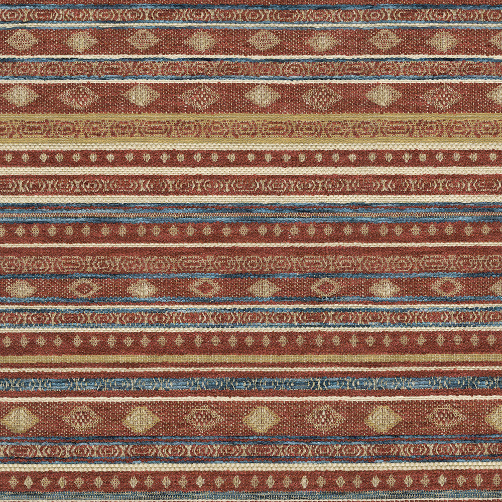Trailhead Stripe Tamale 412833 by PKL Studio Designer Fabric 82% polyester, 18% cotton India 51000 Horizontal: 3.38 and Vertical: 15.5 54 - Swanky Fabrics -