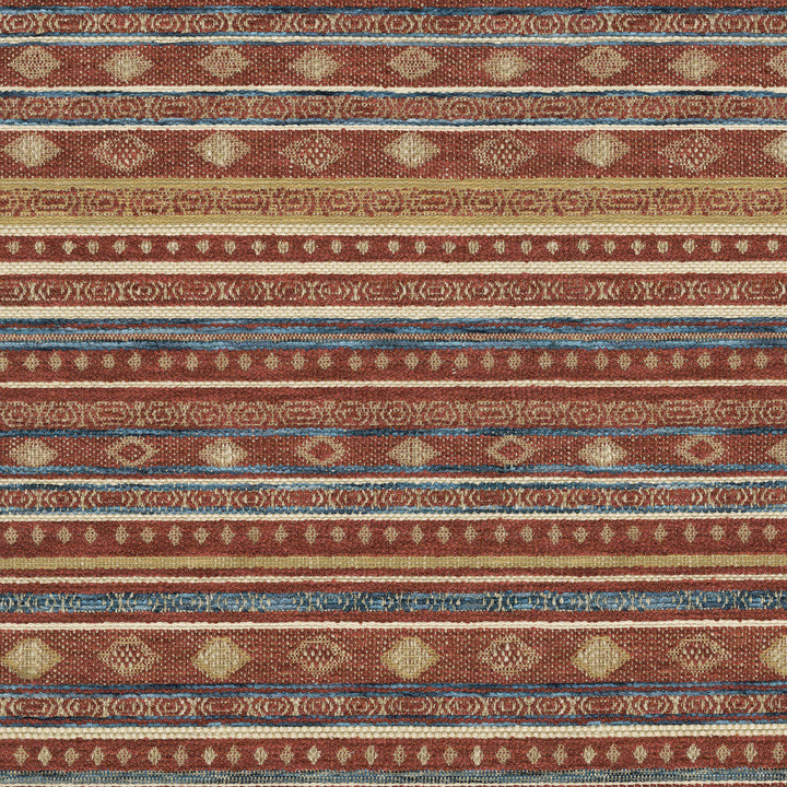 Trailhead Stripe Tamale 412833 by PKL Studio Designer Fabric 82% polyester, 18% cotton India 51000 Horizontal: 3.38 and Vertical: 15.5 54 - Swanky Fabrics -