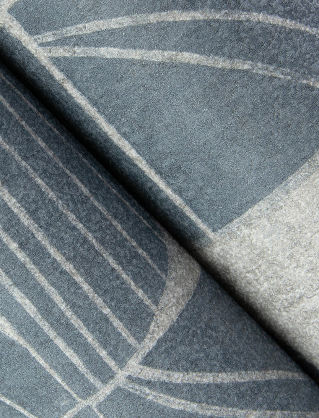 Baxter Denim Semicircle Mosaic Wallpaper by A-Street Prints Designer