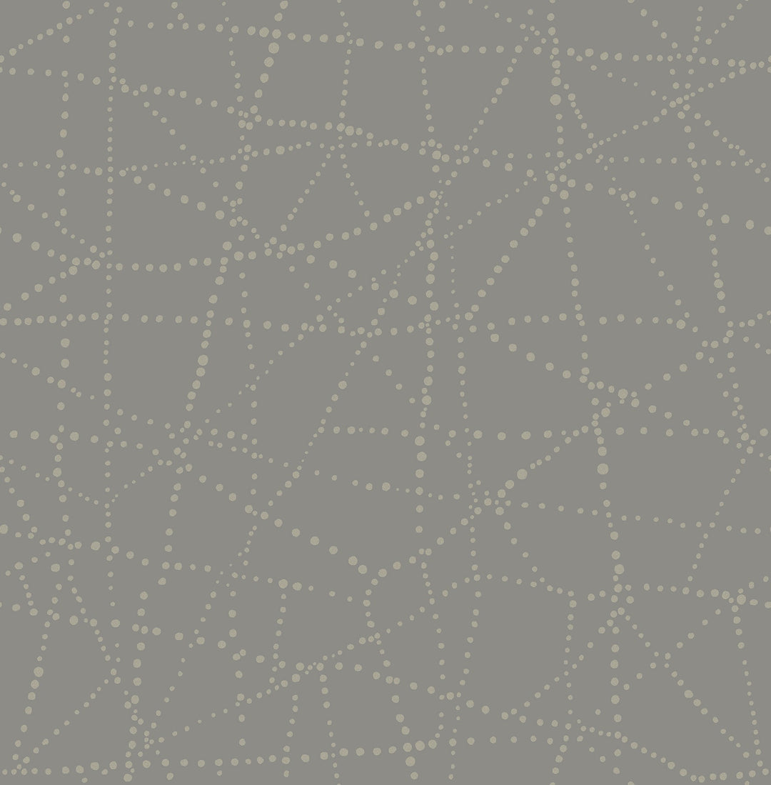 Alcott Charcoal Dotted Wallpaper by A-Street Prints Designer