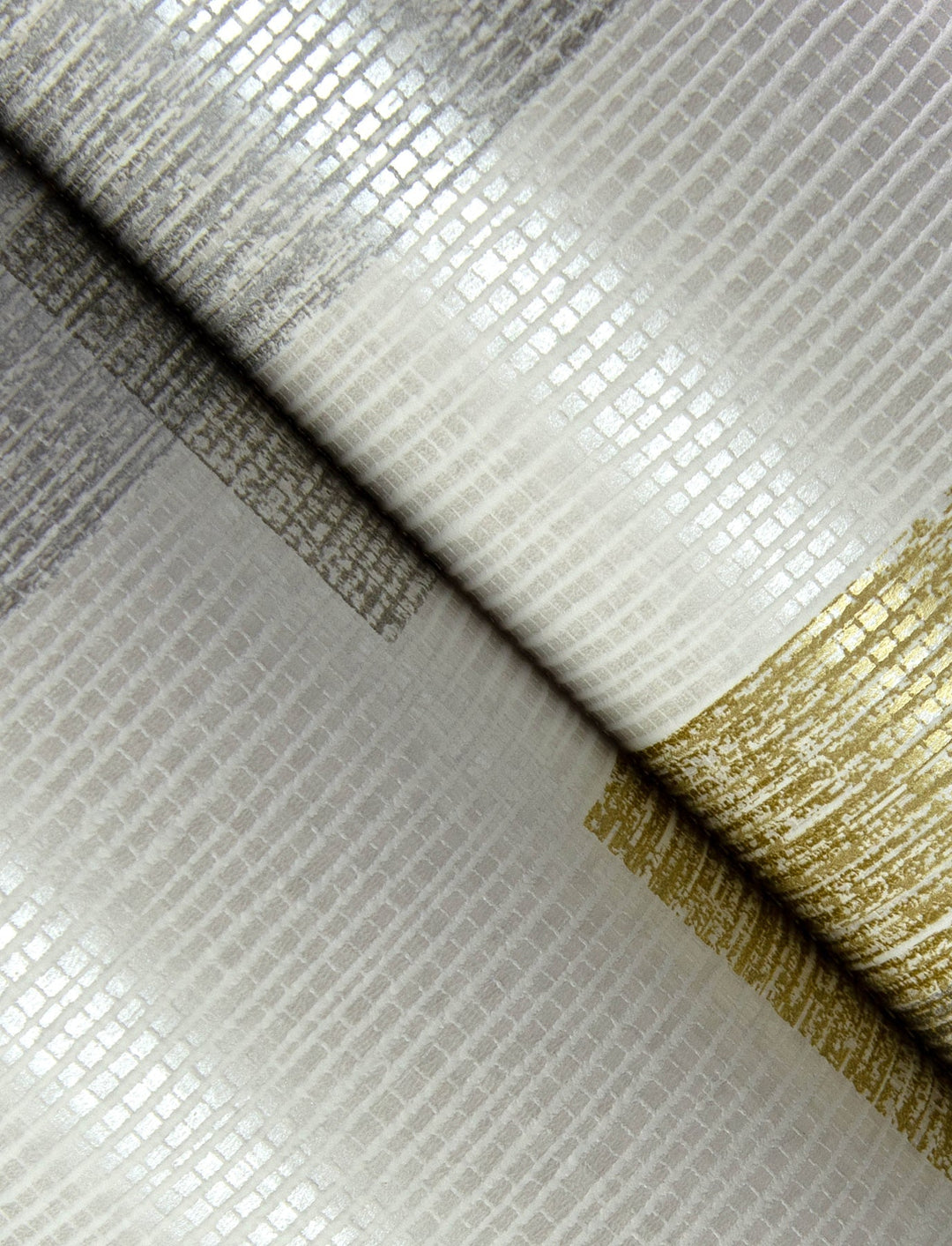 Fulton Gold Shapes Wallpaper by A-Street Prints Designer