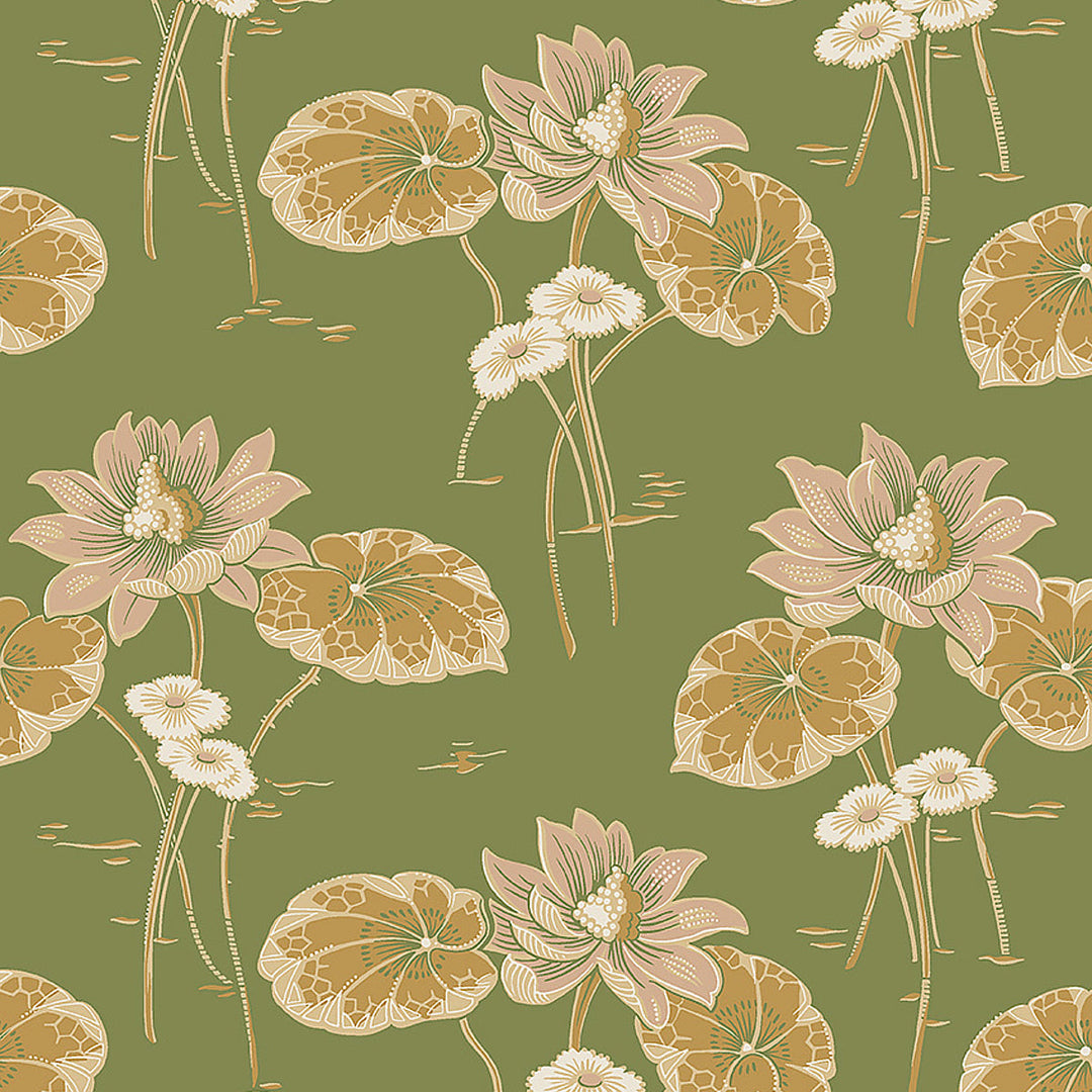 Schumacher Wallcovering Haga - Leaf