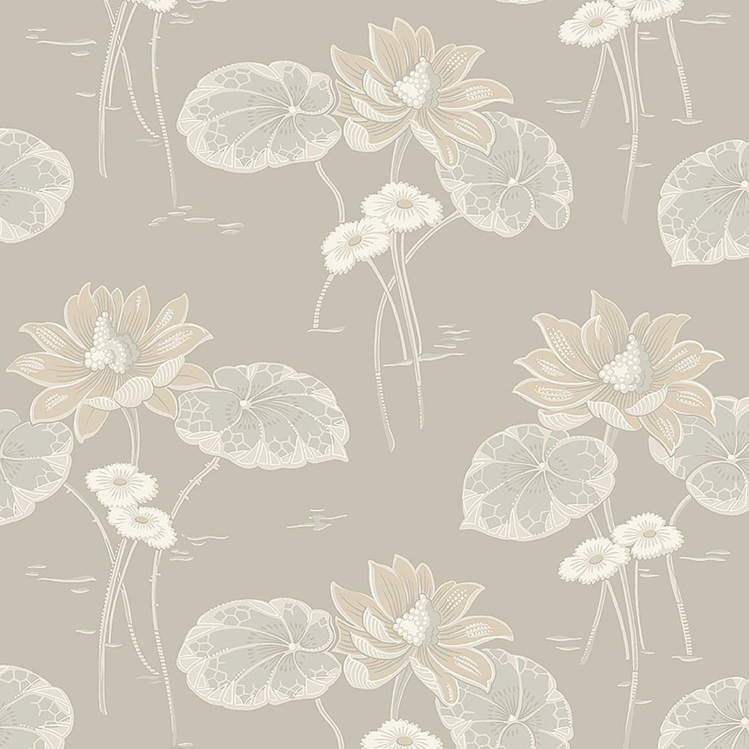 Schumacher Wallcovering Haga - Stone