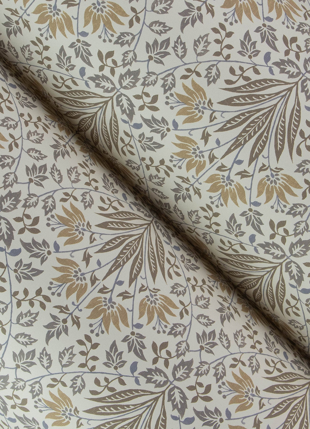 Woodbury Brown Floral Damask Wallpaper by A-Street Prints Designer