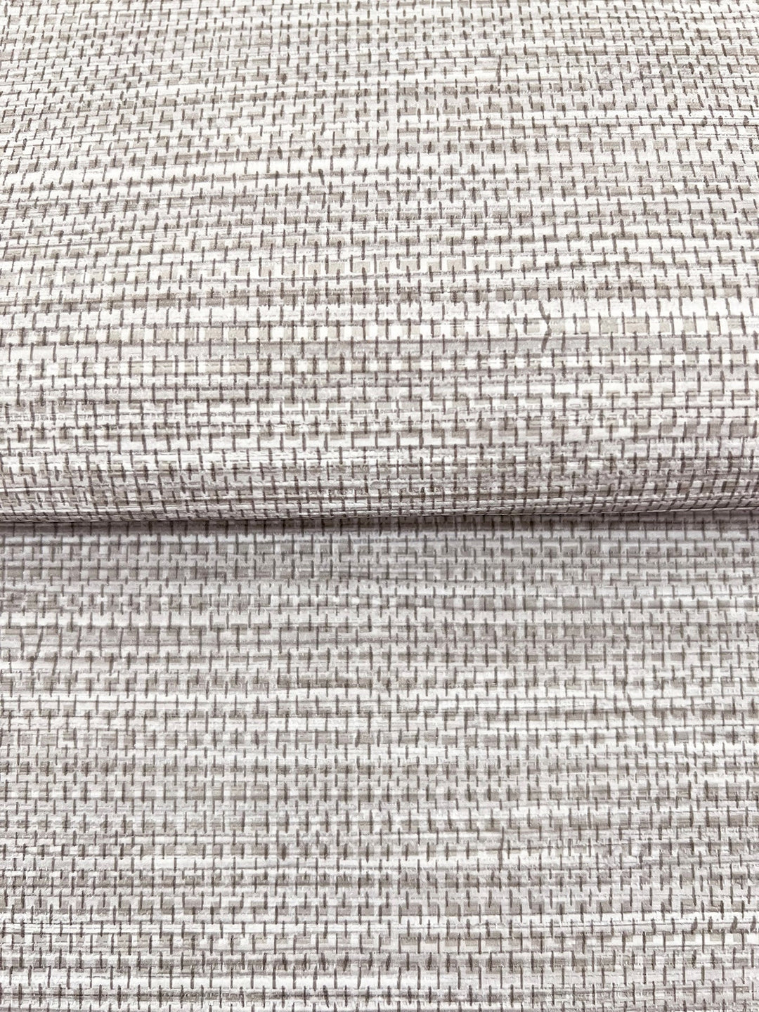Winn Beige Faux Grasscloth Wallpaper by Warner Designer