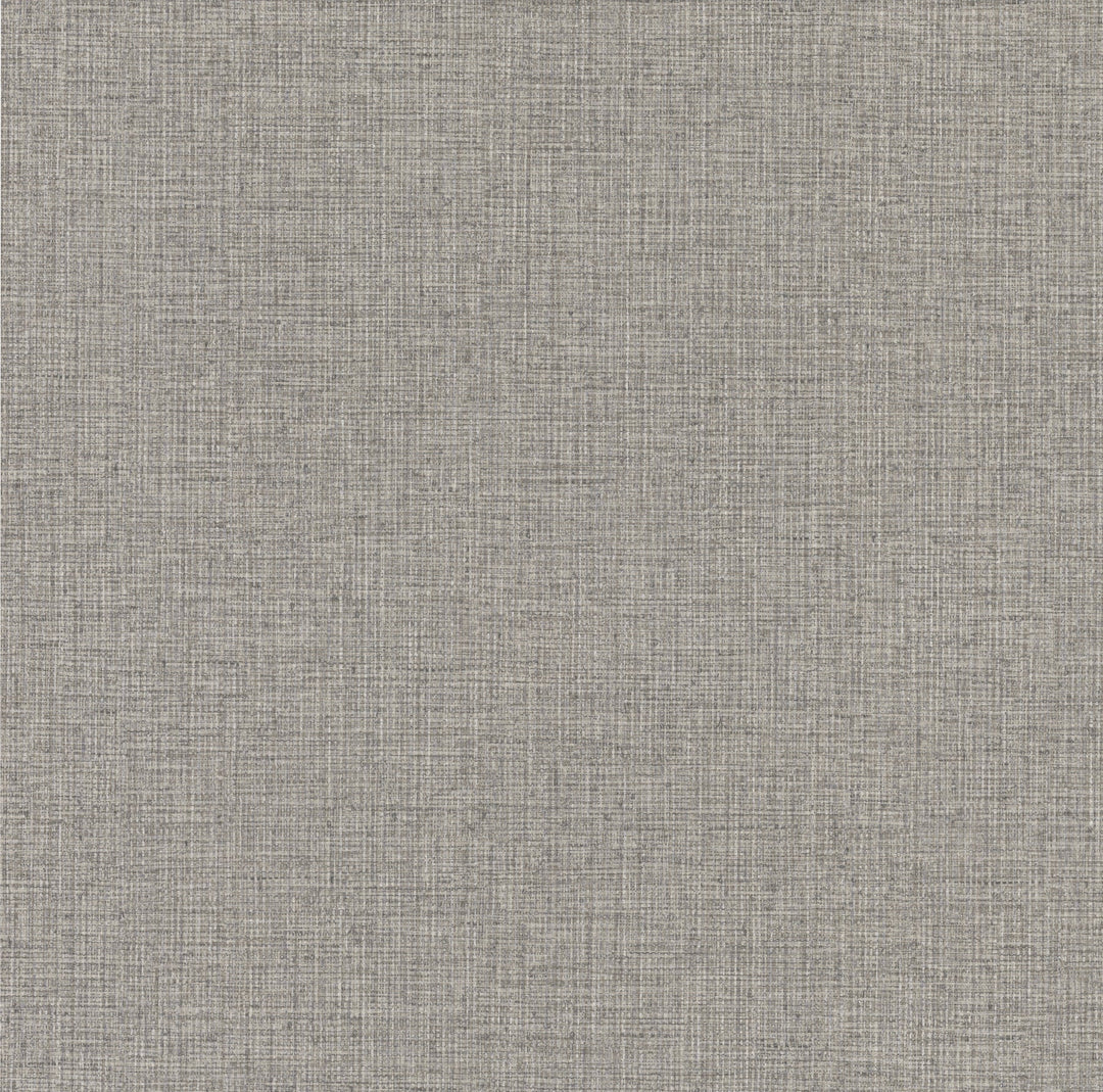Clarkson Slate Woven Wallpaper by Warner Designer