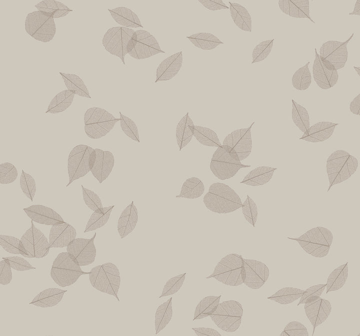 Myles Sterling Leaves Wallpaper by Warner Designer