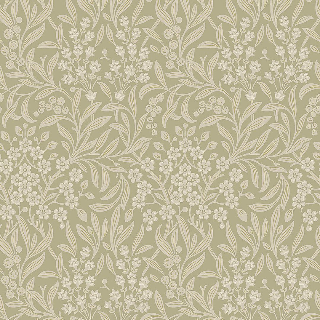 Schumacher Wallcovering Kryddhyllan - Sage