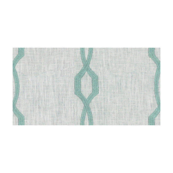 Teton Spa by Kravet Design Designer Fabric CANDICE OLSON COLLECTION LINEN - 85%;VISCOSE - 15% India Horizontal: 11 and Vertical: 6 50 - Swanky Fabrics -