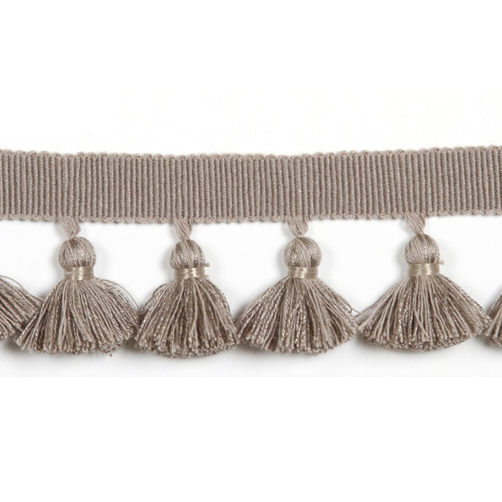 Hellenic Key Tassel Fringe Grain by Europatex Designer Fabric Hellenic 47% Fibranne, 44% Cotton, 9% Polyester 1.75 inches - Swanky Fabrics -