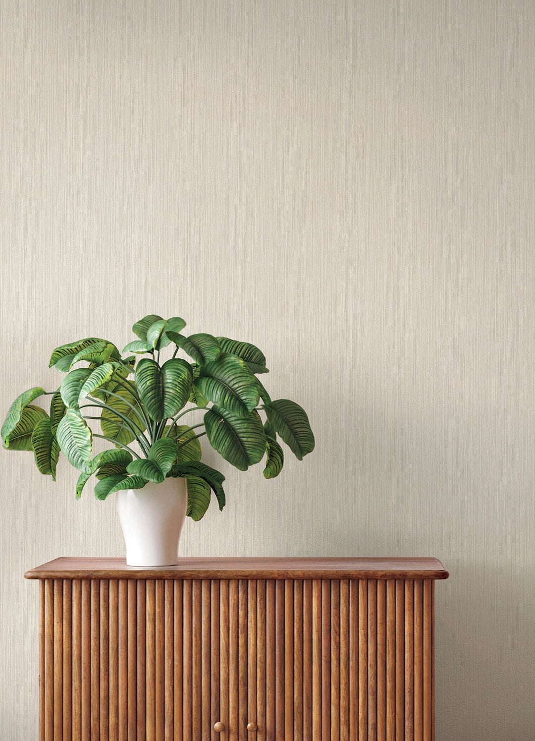 Ewan Bone Textured Stripe Wallpaper by A-Street Prints Designer
