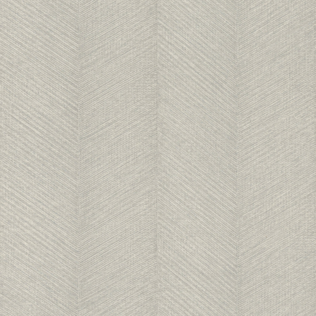Ione Grey Textured Chevron Wallpaper by A-Street Prints Designer