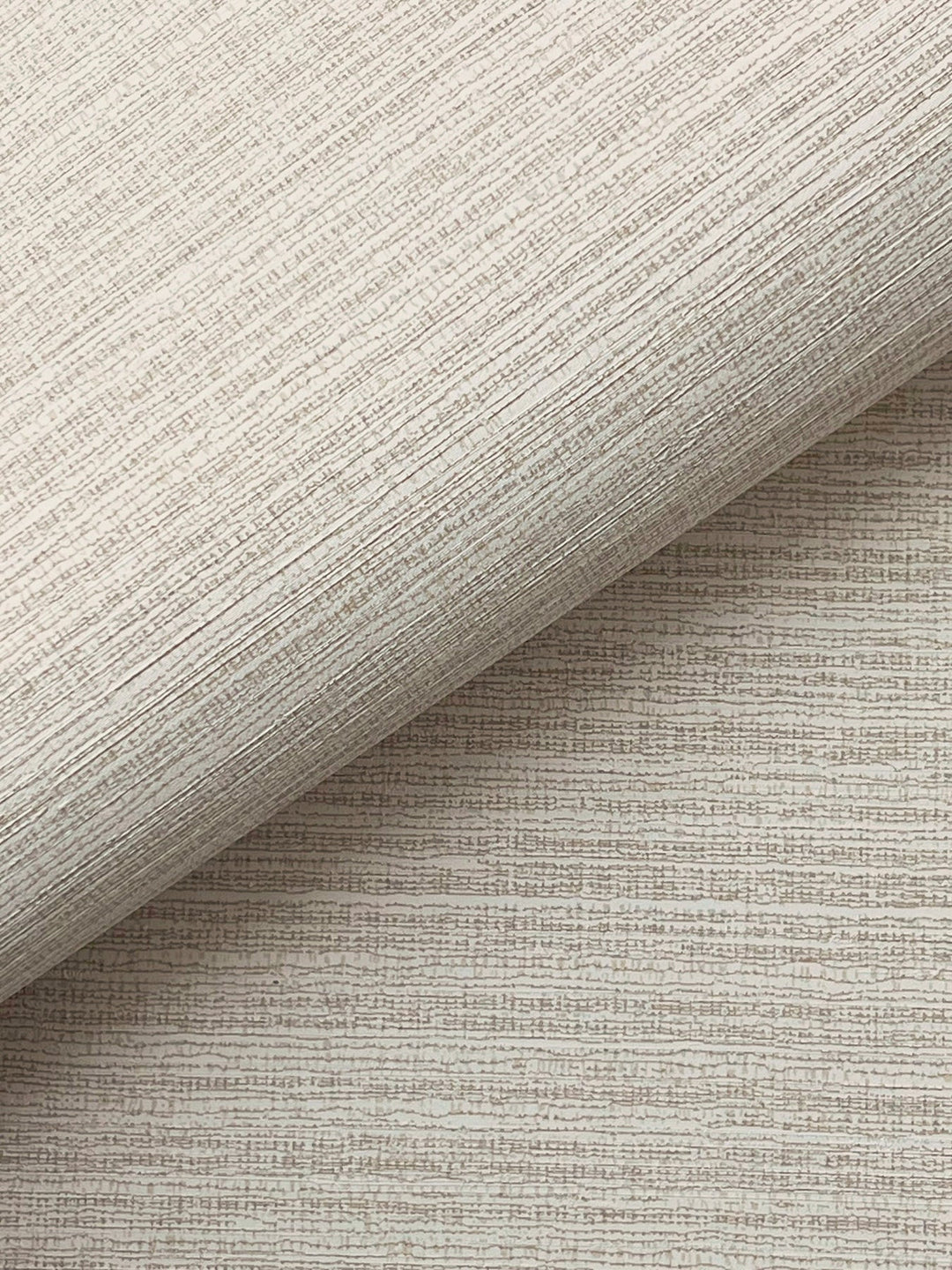 Rhett Beige Striated Wallpaper by Warner Designer