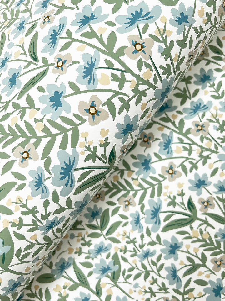 Sylvie Blue Wallpaper by Rifle Paper Co. Designer