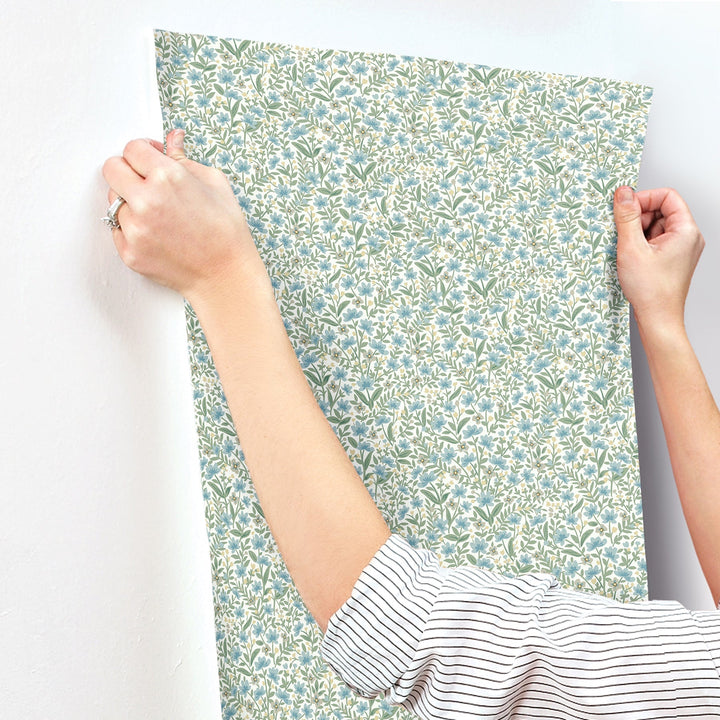 Sylvie Blue Wallpaper by Rifle Paper Co. Designer