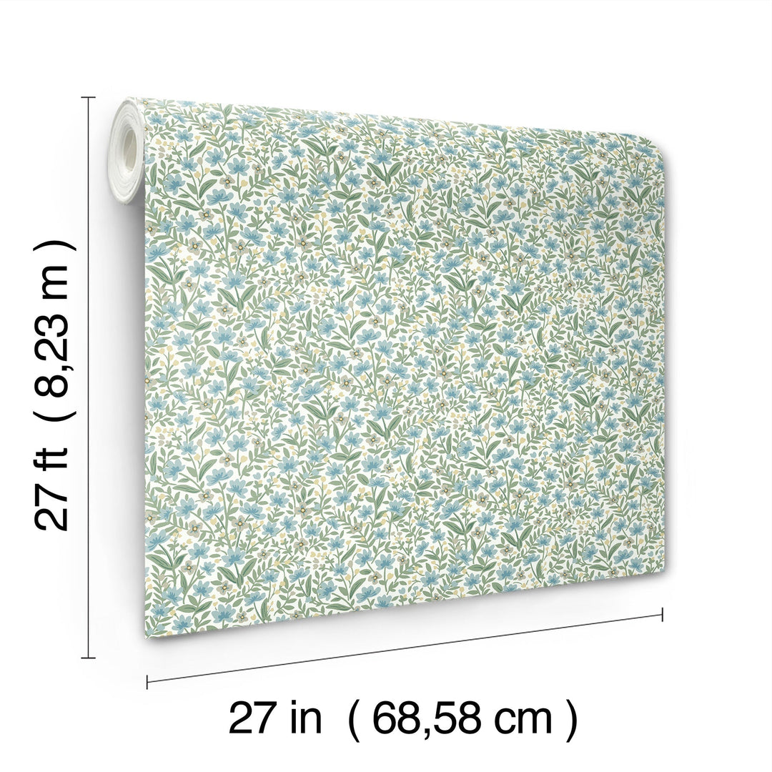 Sylvie Blue Wallpaper by Rifle Paper Co. Designer