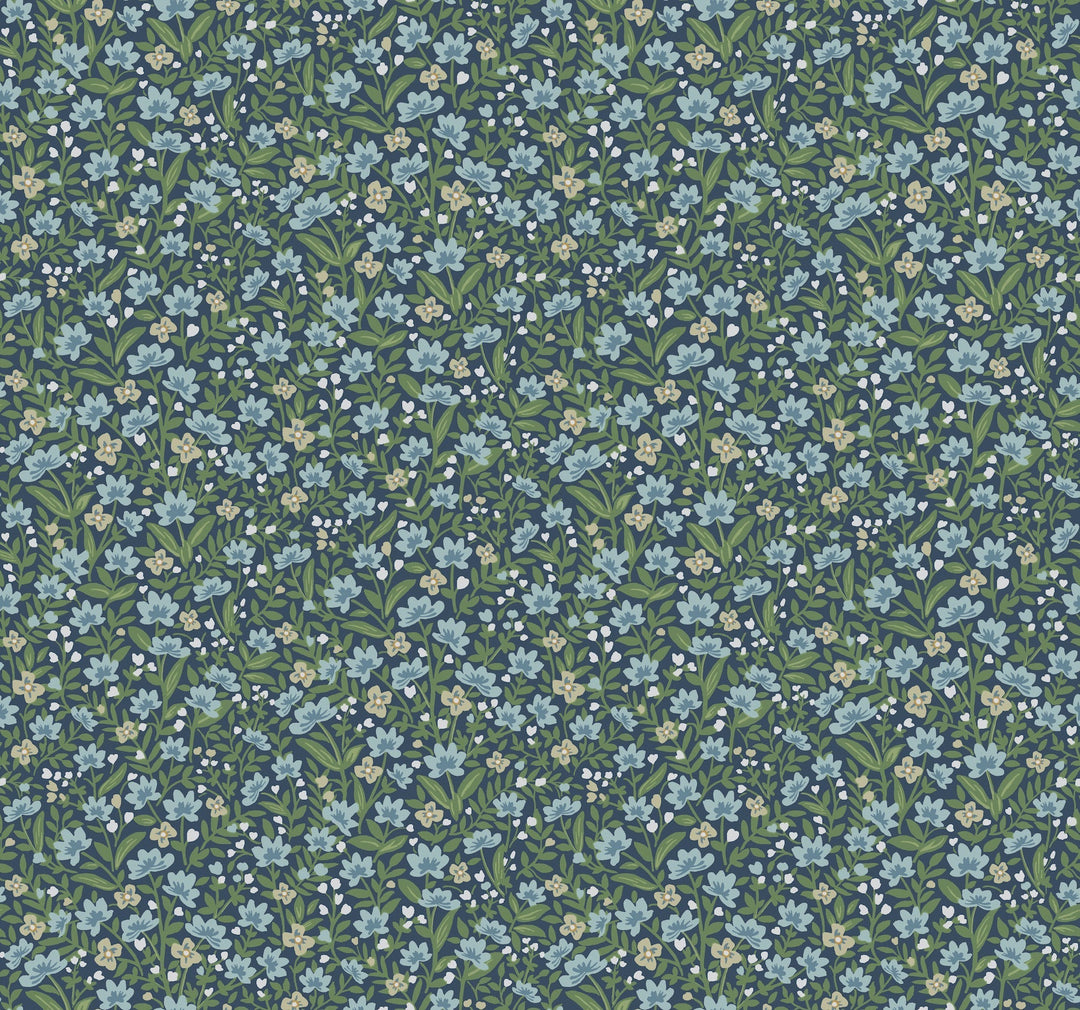Sylvie Navy Wallpaper by Rifle Paper Co. Designer