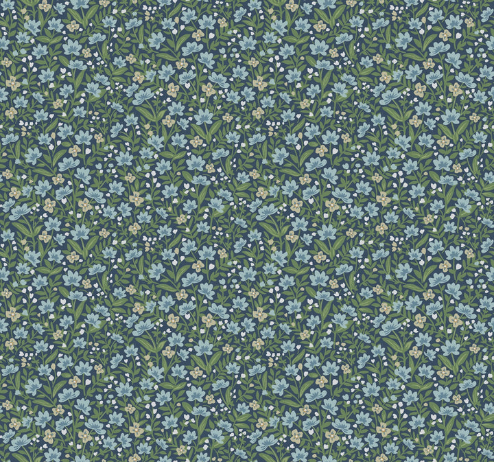 Sylvie Navy Wallpaper by Rifle Paper Co. Designer