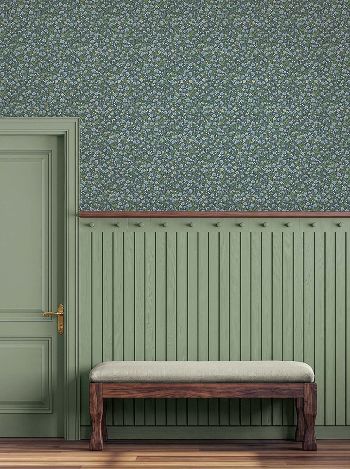 Sylvie Navy Wallpaper by Rifle Paper Co. Designer