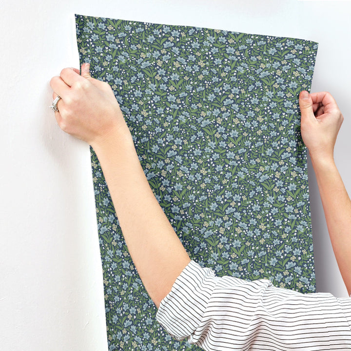 Sylvie Navy Wallpaper by Rifle Paper Co. Designer