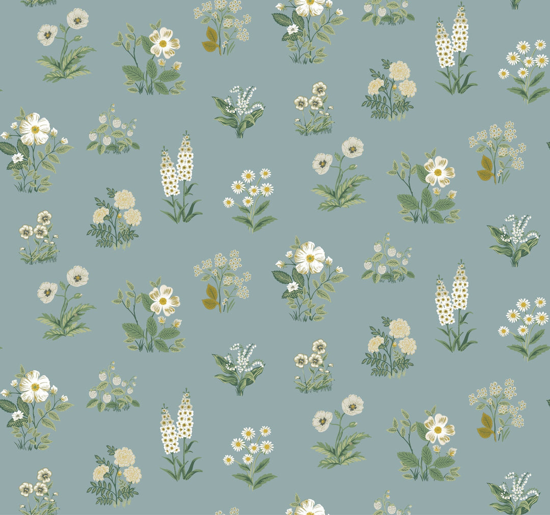 Botanical Slate Wallpaper by Rifle Paper Co. Designer