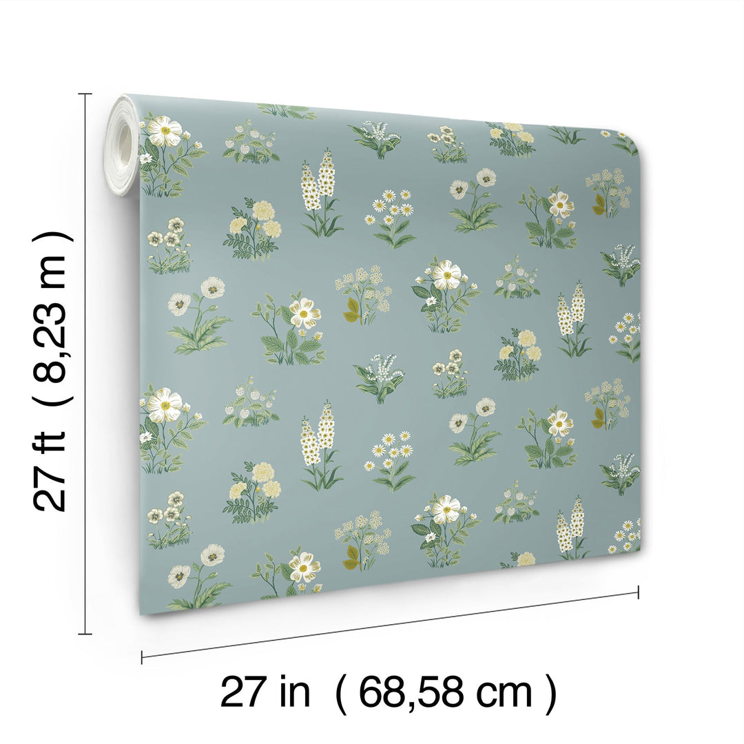 Botanical Slate Wallpaper by Rifle Paper Co. Designer
